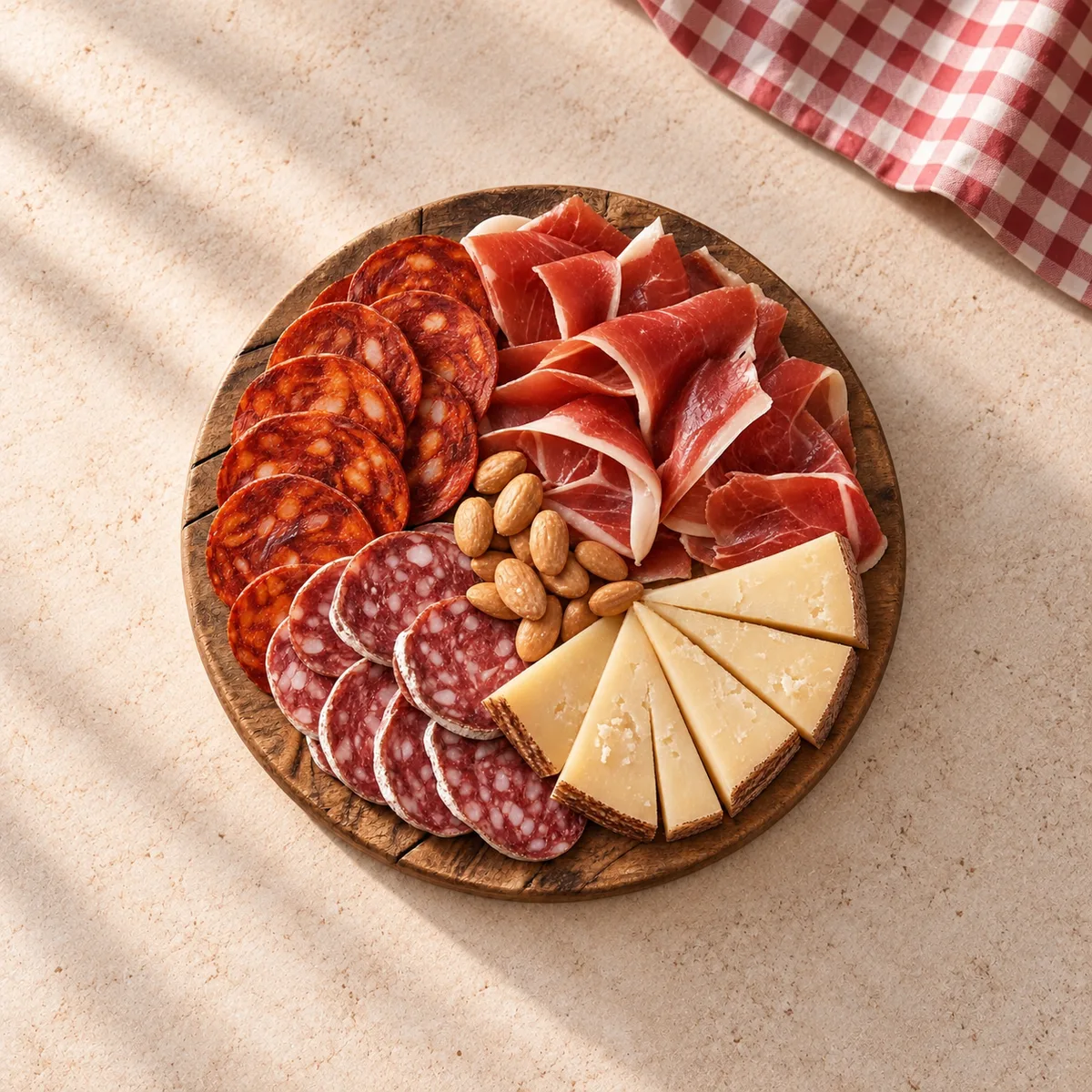 Tabla de embutidos variados