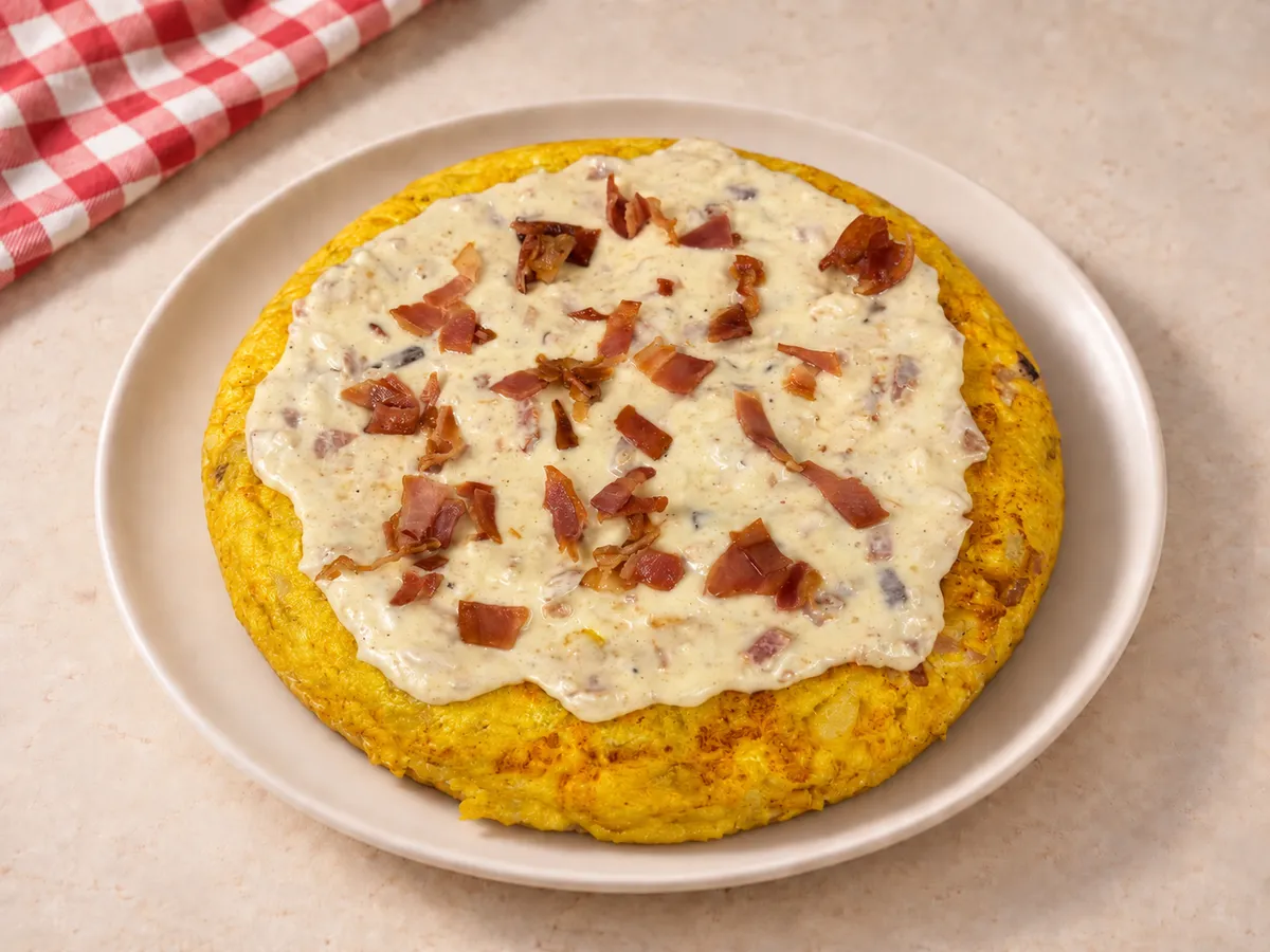 Tortilla de carbonara